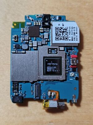 Front of tetra main board NFC antenna removed
