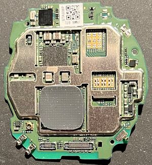 Front of catfish main board with shield removed